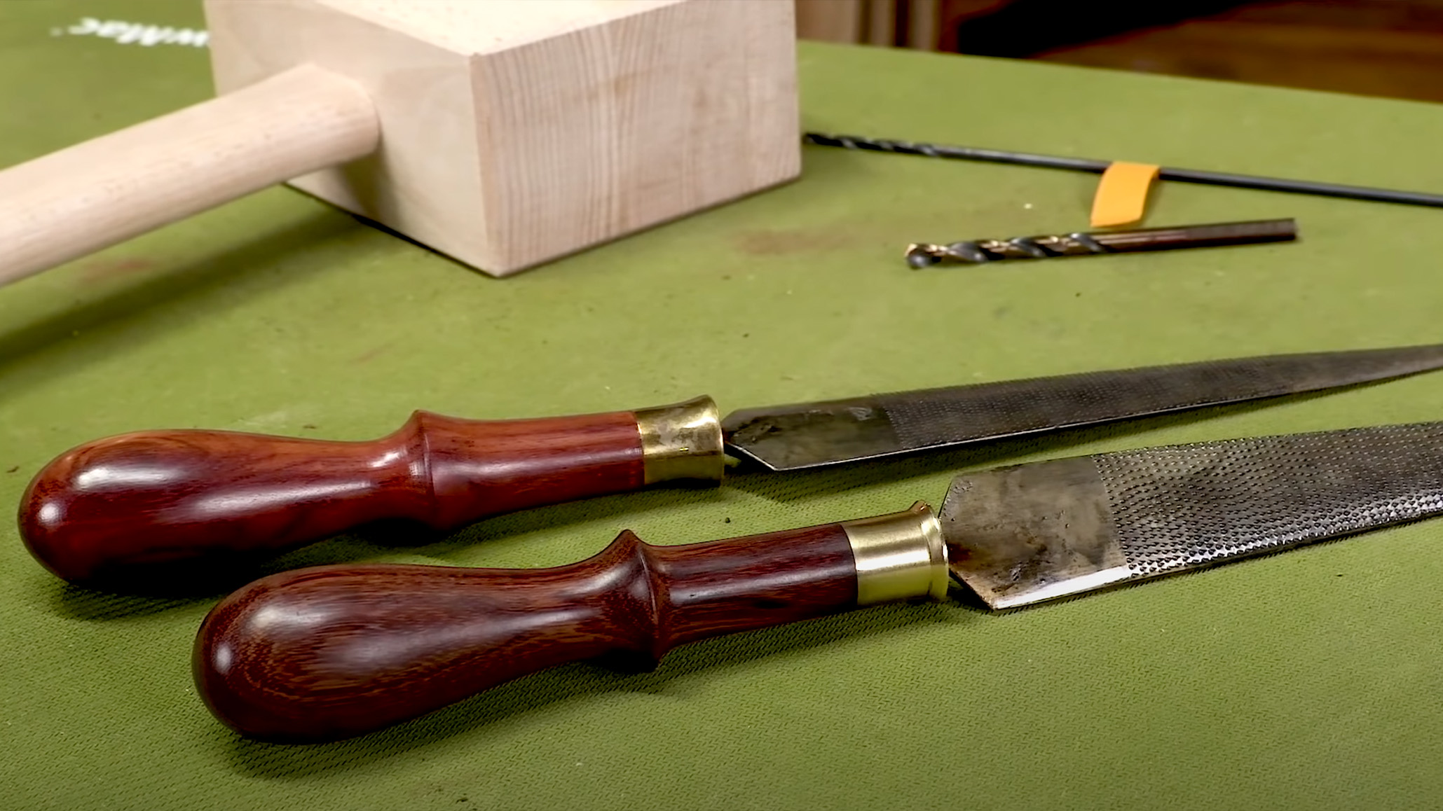 Installieren eines Griffs in einer Holzbearbeitungsdatei