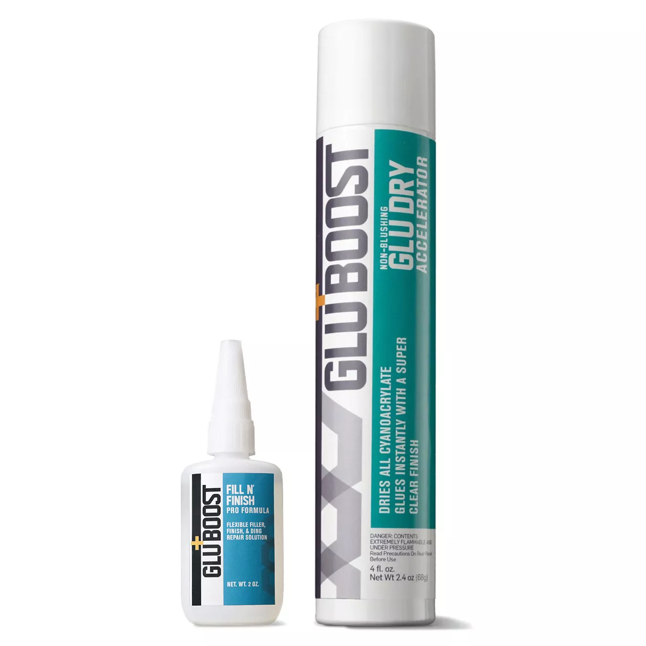 GluBoost Füllung n' Finish und GluDry