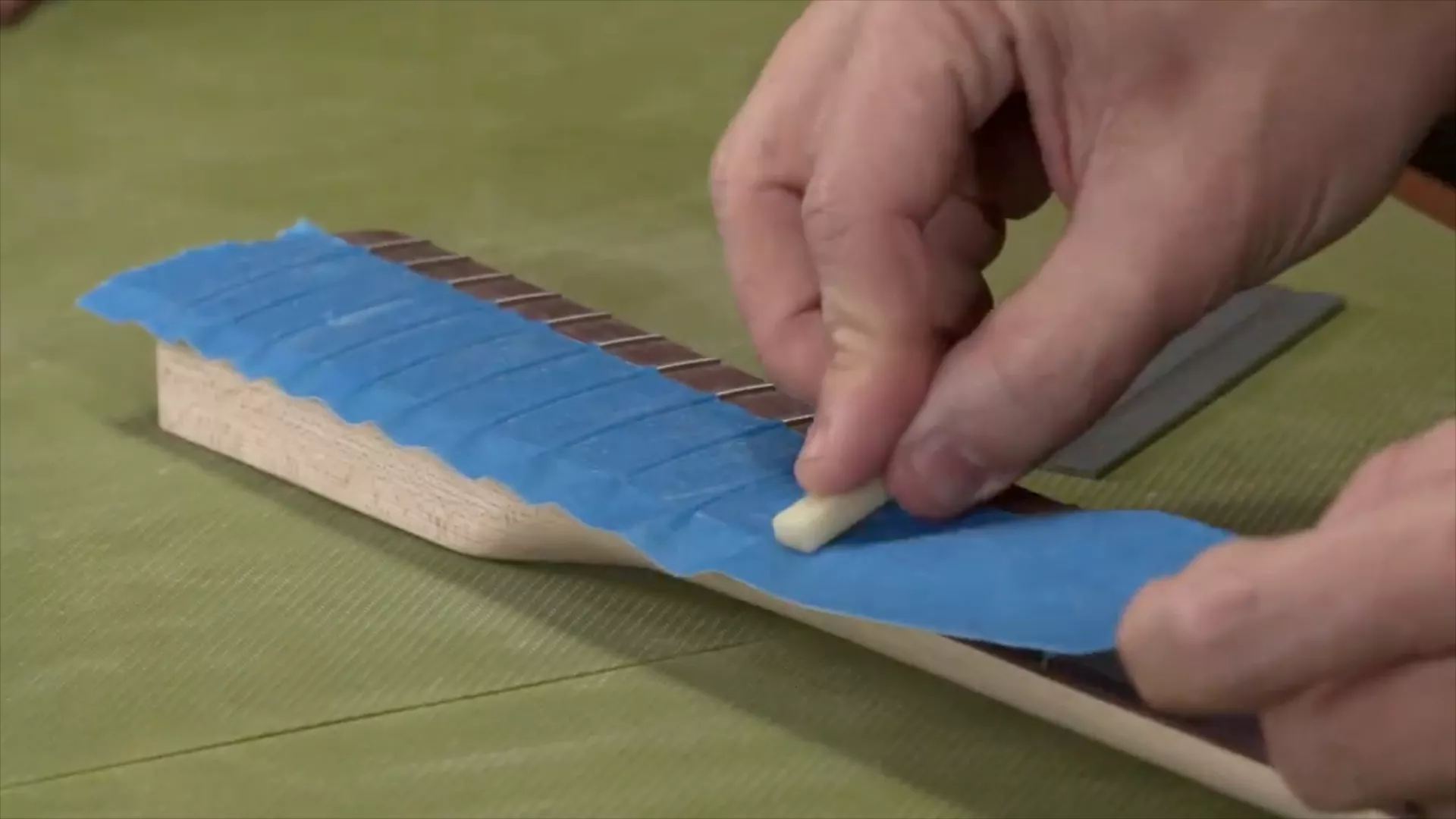 Maskieren der Fingerplatte