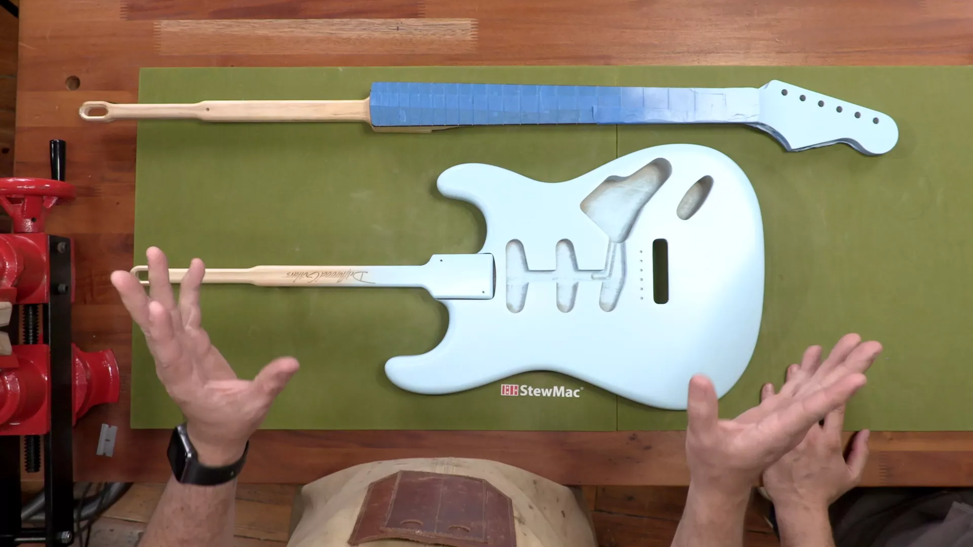 Auftragen der dritten Farbe