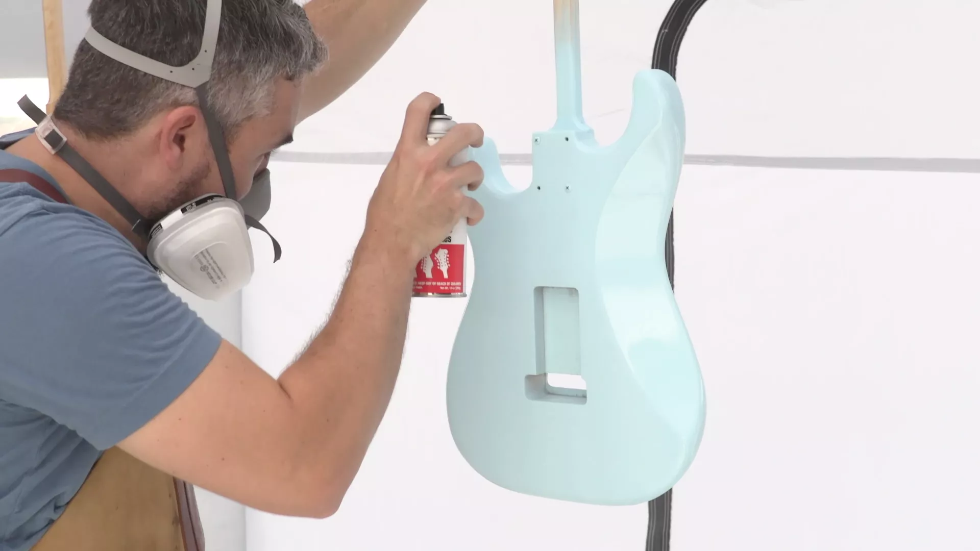 Klare Beschichtungen spritzen 1-9