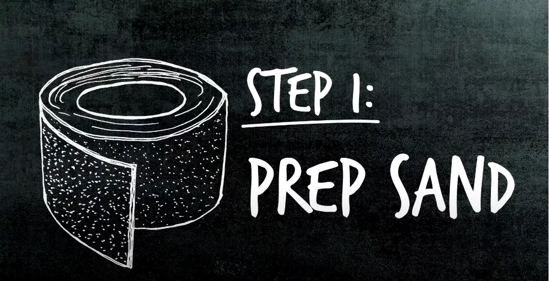 Schritt 1 - Sand vorbereiten