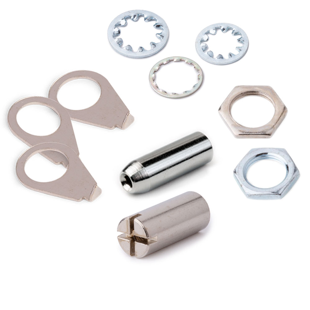 Sättel + Unterlegscheiben