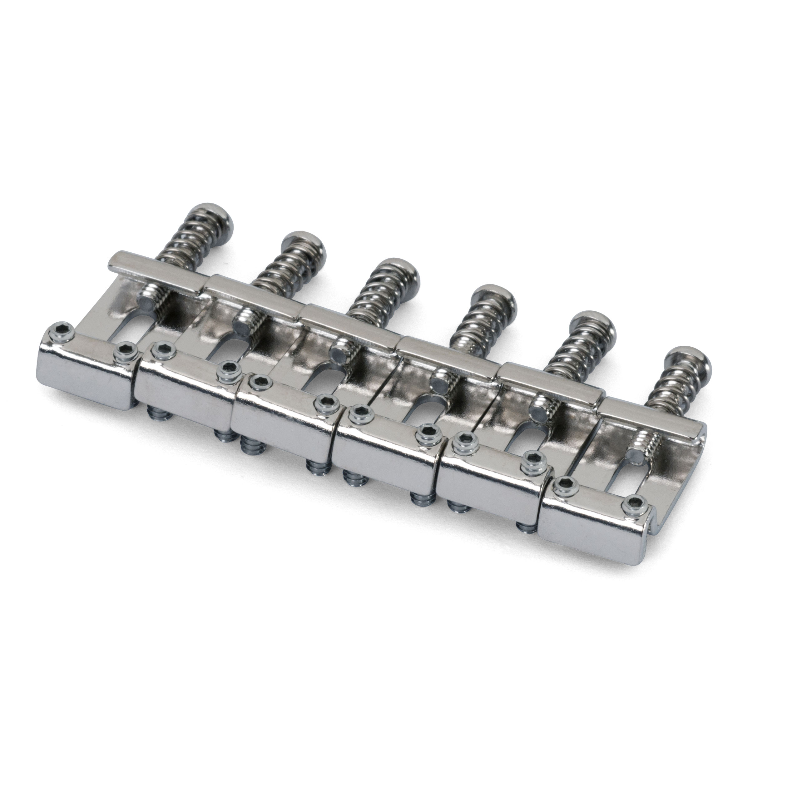 Traditionelle Tremolo-Sattel für Strat, Chrome, 6er-Set