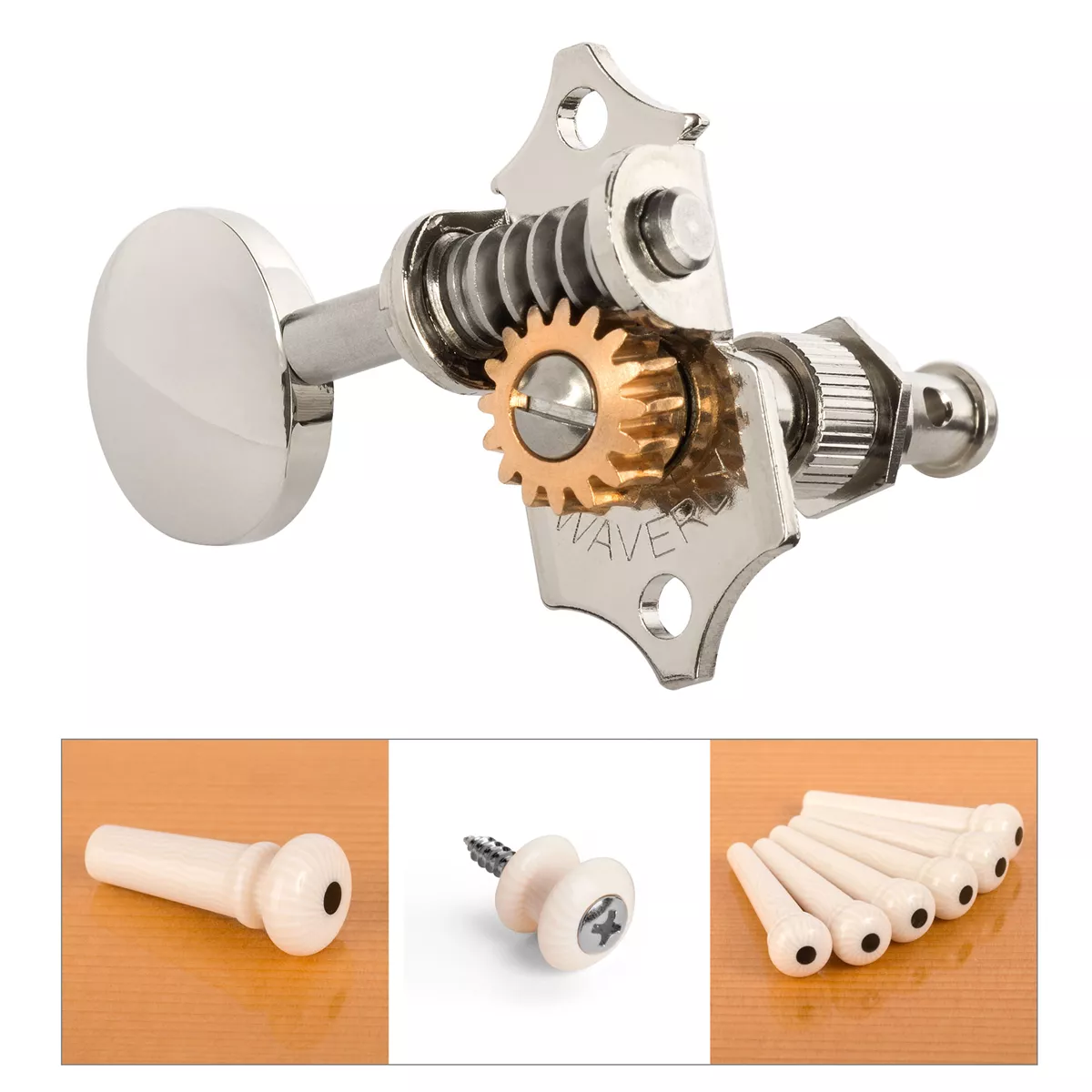 Waverly Oval Knob Jubiläumskollektion mit elfenbeinfarbenen Stiften und Knöpfen Waverly Oval Knob Jubiläumskollektion mit elfenbeinfarbenen Stiften und Knöpfen