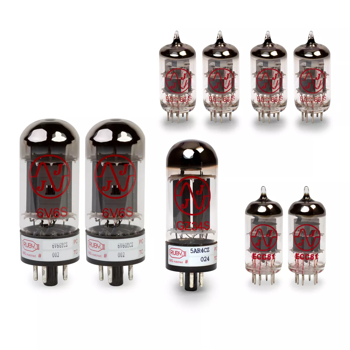 Fender Deluxe Reverb (Black Panel) Röhrenset mit Matched Röhren Fender Deluxe Reverb (Black Panel) Röhrenset mit Matched Röhren