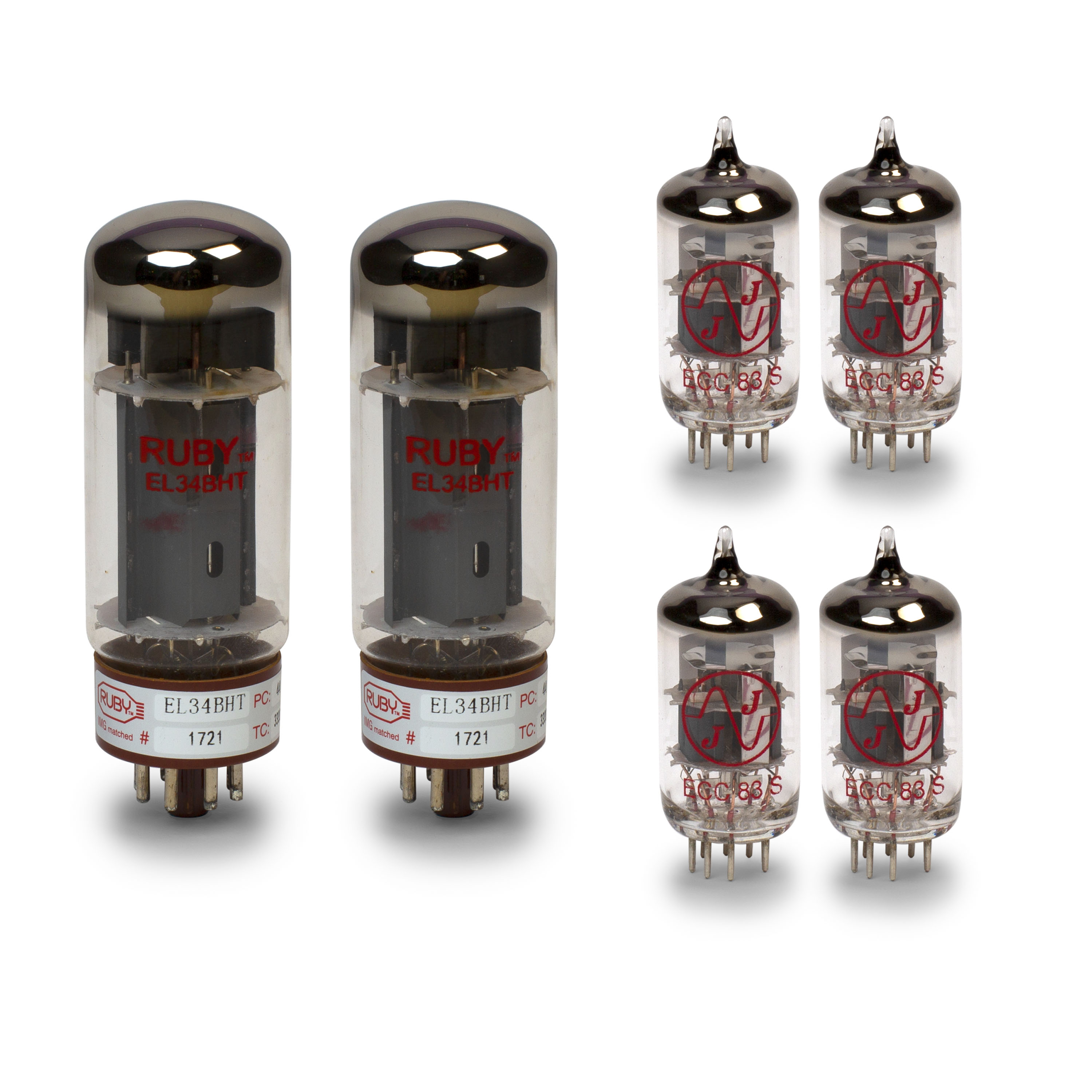 Marshall DSL 40C Schlauchset mit passenden Power Tubes Marshall DSL 40C Schlauchset mit passenden Power Tubes