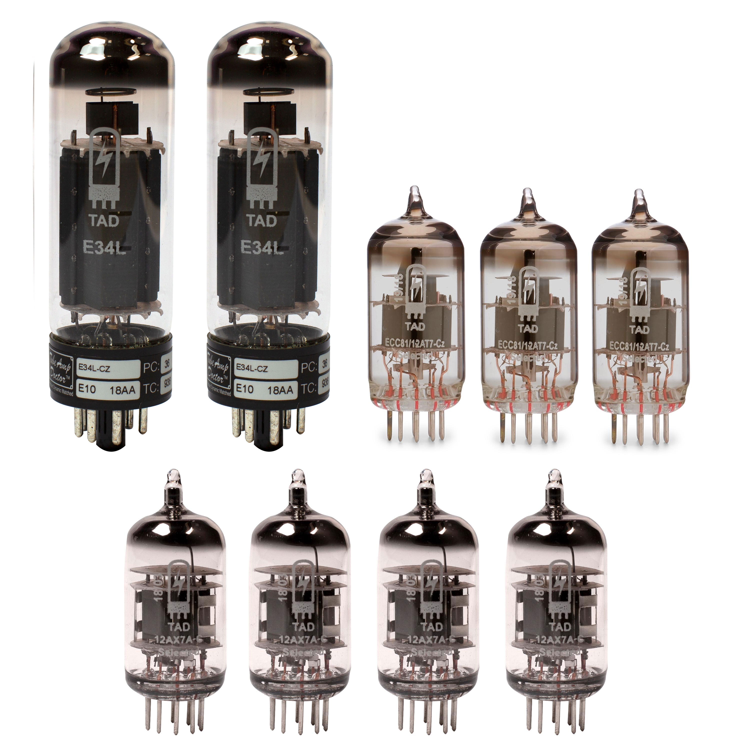 Orange Rockerverb 50C MKII TAD Schlauchset mit passenden Power Tubes Orange Rockerverb 50C MKII TAD Schlauchset mit passenden Power Tubes