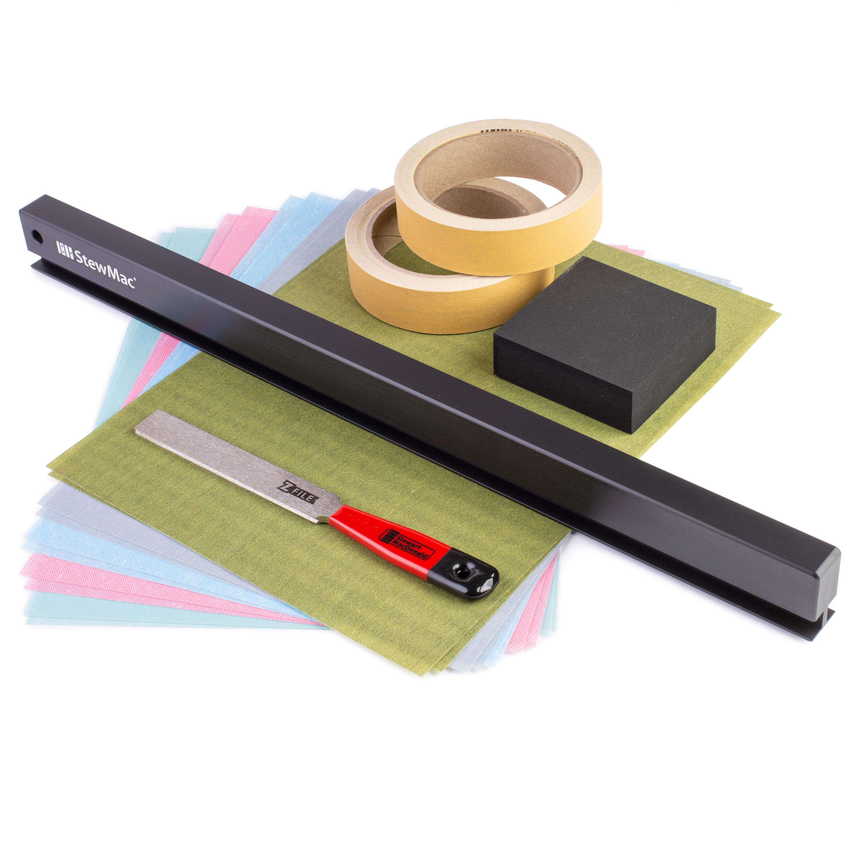 Deluxe-Werkzeugset zum Abrichten und Bearbeiten von Bundstäbchen