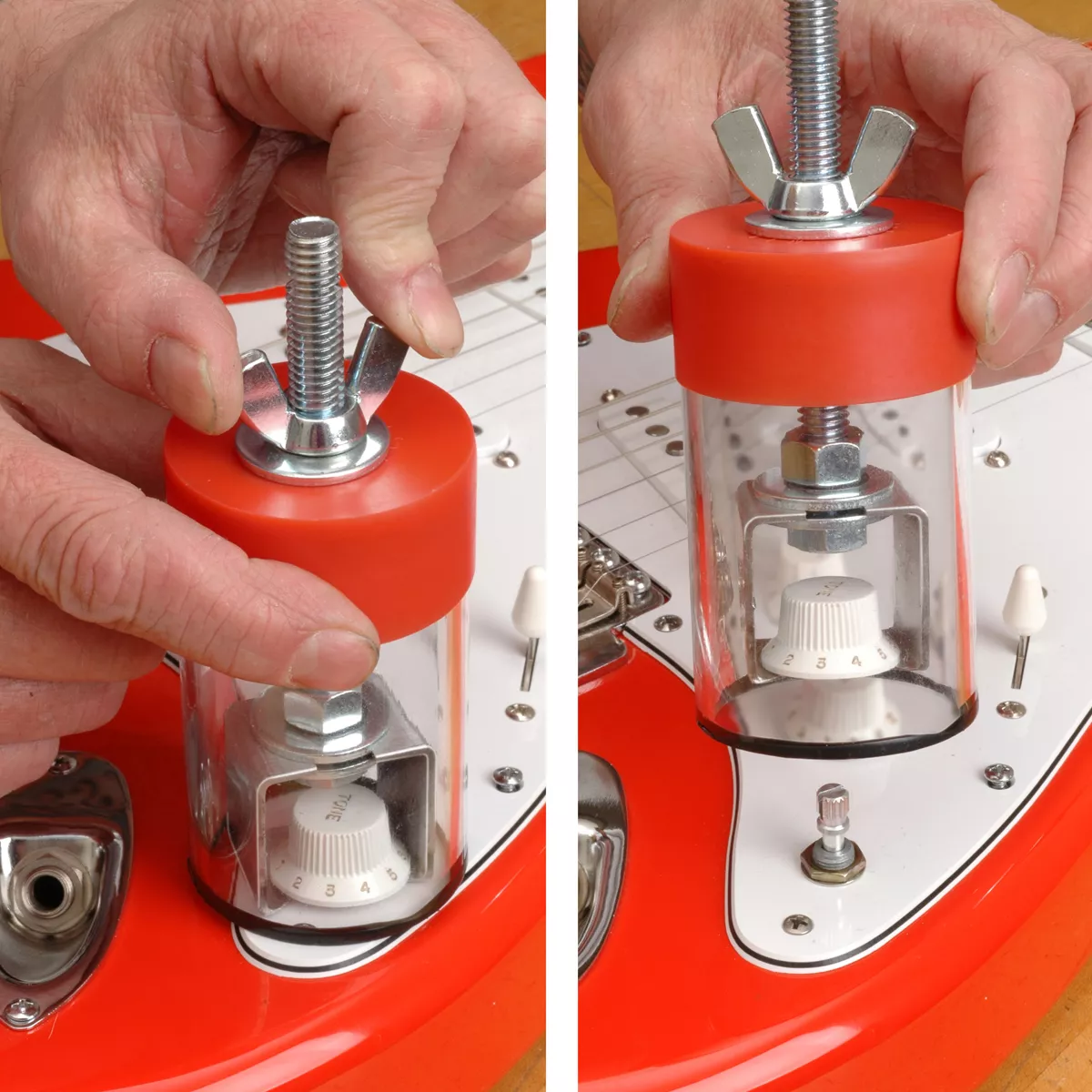 Schattenknopf und Buchsenabzieher Schattenknopf und Buchsenabzieher