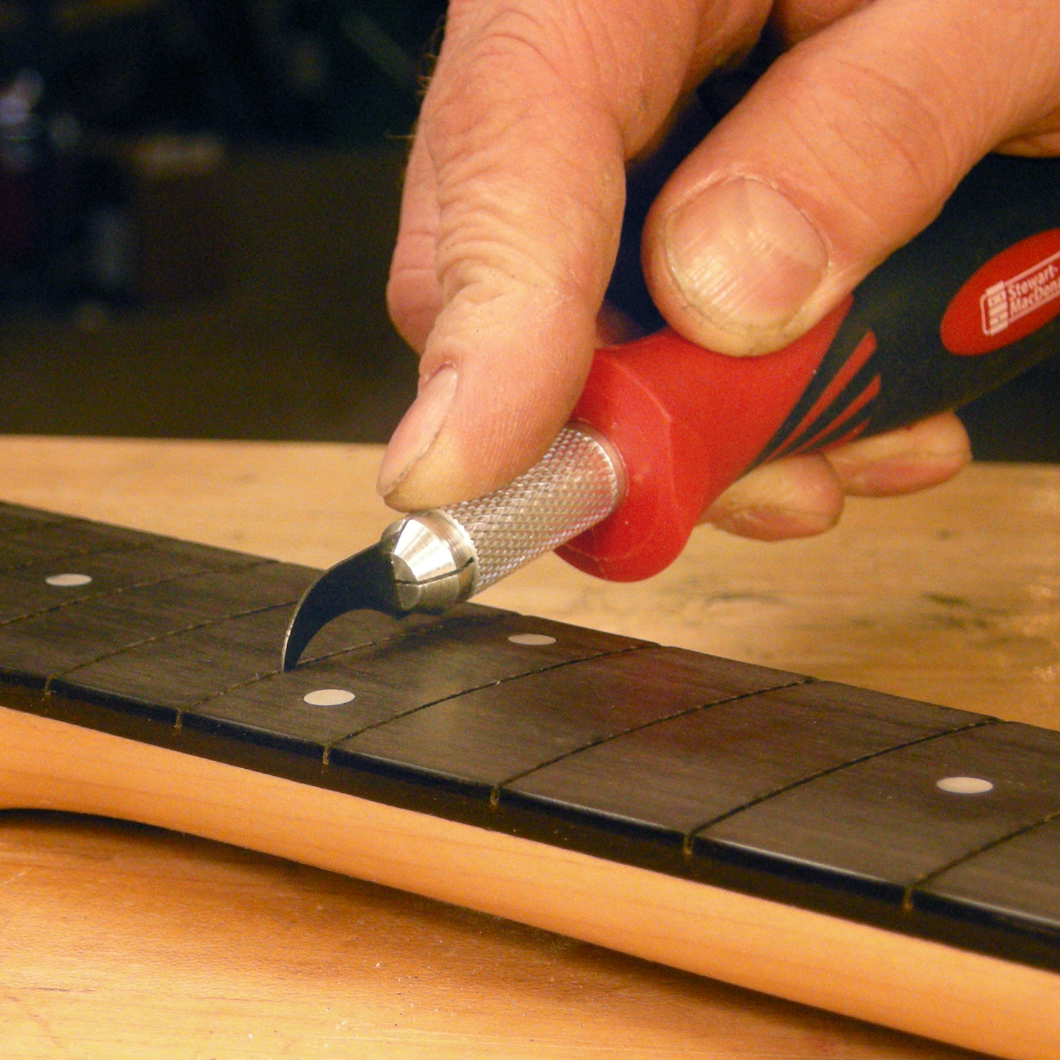 Werkzeugset zum Reinigen von Bundschlitzen Werkzeugset zum Reinigen von Bundschlitzen