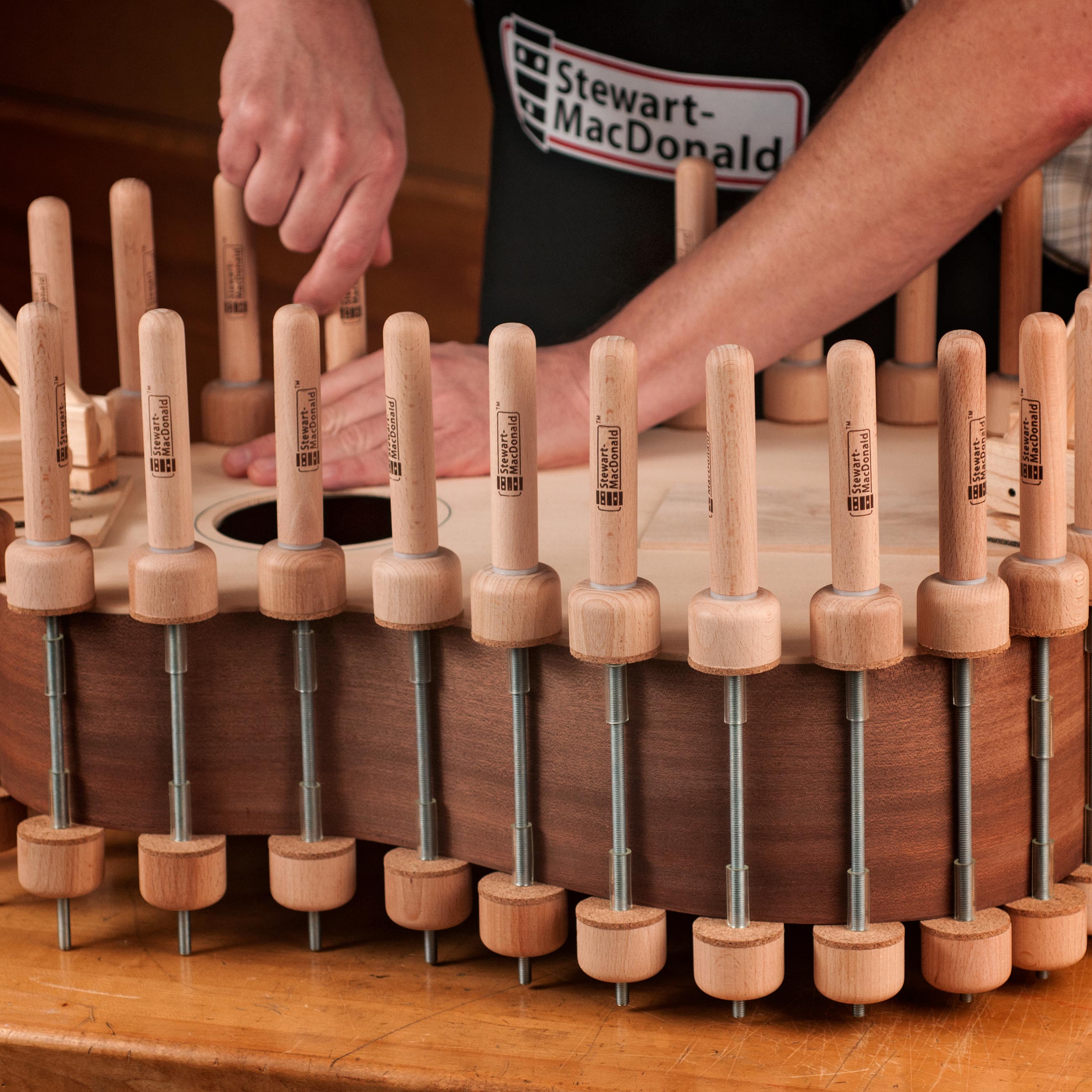 StewMac Spulenklemme – Satz mit 6 Stück