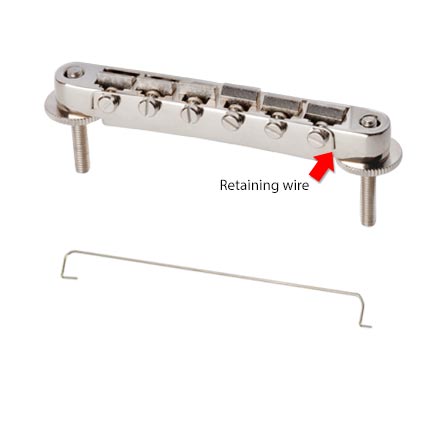 StegeinlagehalteKabel für ABR-1 Tune-o-matic Brücken