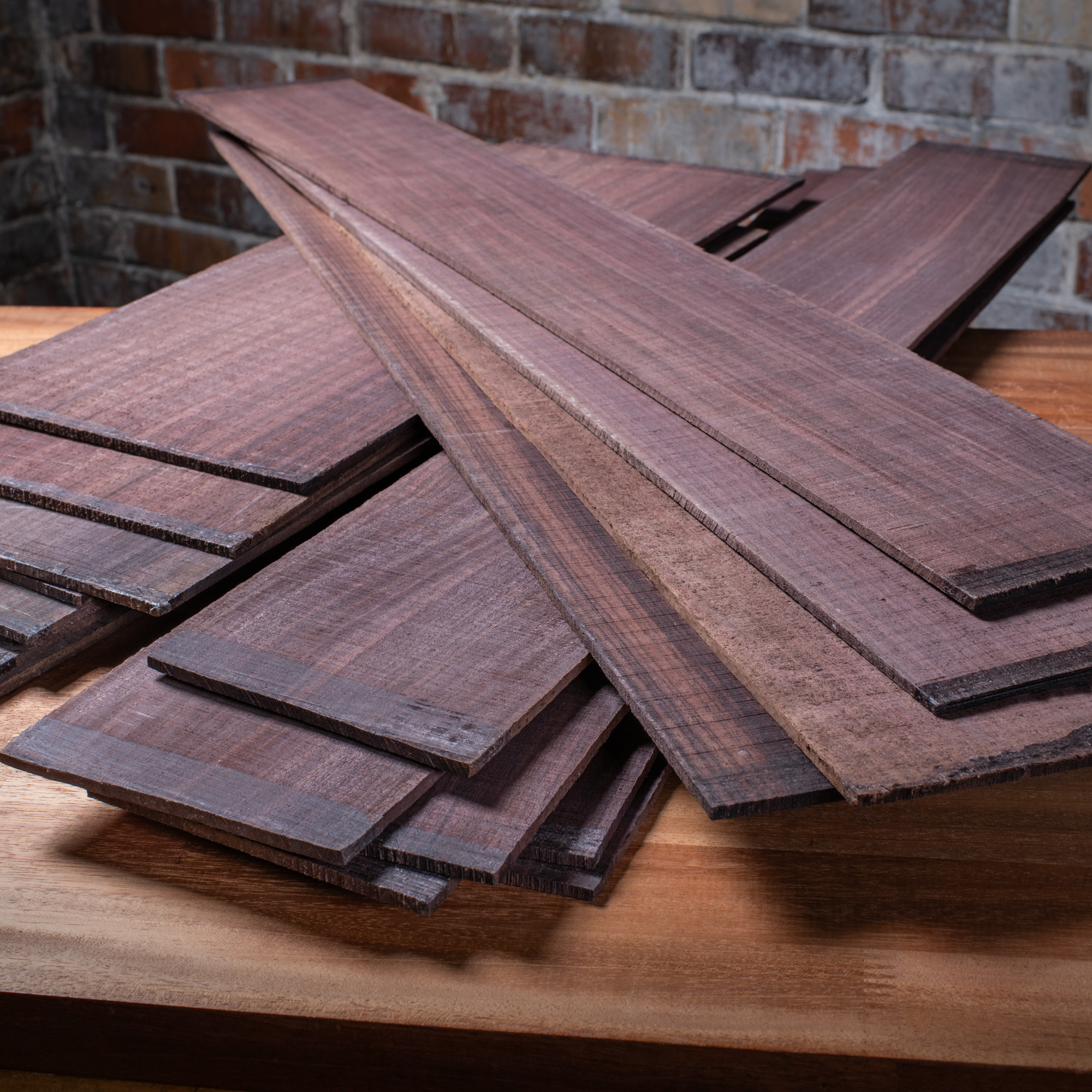 Indisches Rosenholz-Set mit Rücken- und Seitensteg für „Dreadnought Guitar“