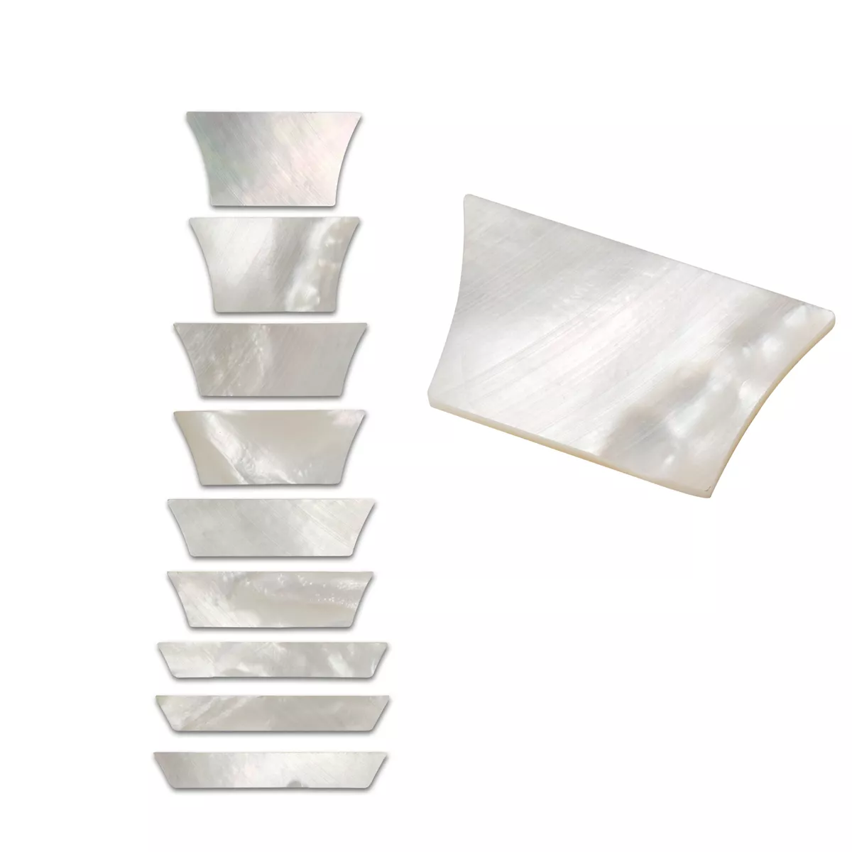 Perlmutt-Inlay-Set für Gibson® Les Paul® Standard Perlmutt-Inlay-Set für Gibson® Les Paul® Standard