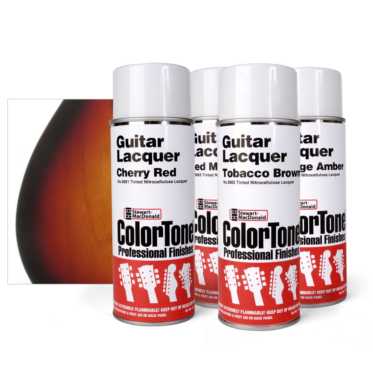 ColorTone-Sprühlack-Set, 3-Tone Tobacco Sunburst