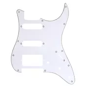 Strat Schlagbrett mit Humbucker, weiß / schwarz / weiß
