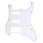 Strat Pickguard mit Humbucker, weiß / schwarz / weiß Strat Pickguard mit Humbucker, weiß / schwarz / weiß