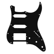 Strat Schlagbrett mit Humbucker, schwarz/weiß/schwarz