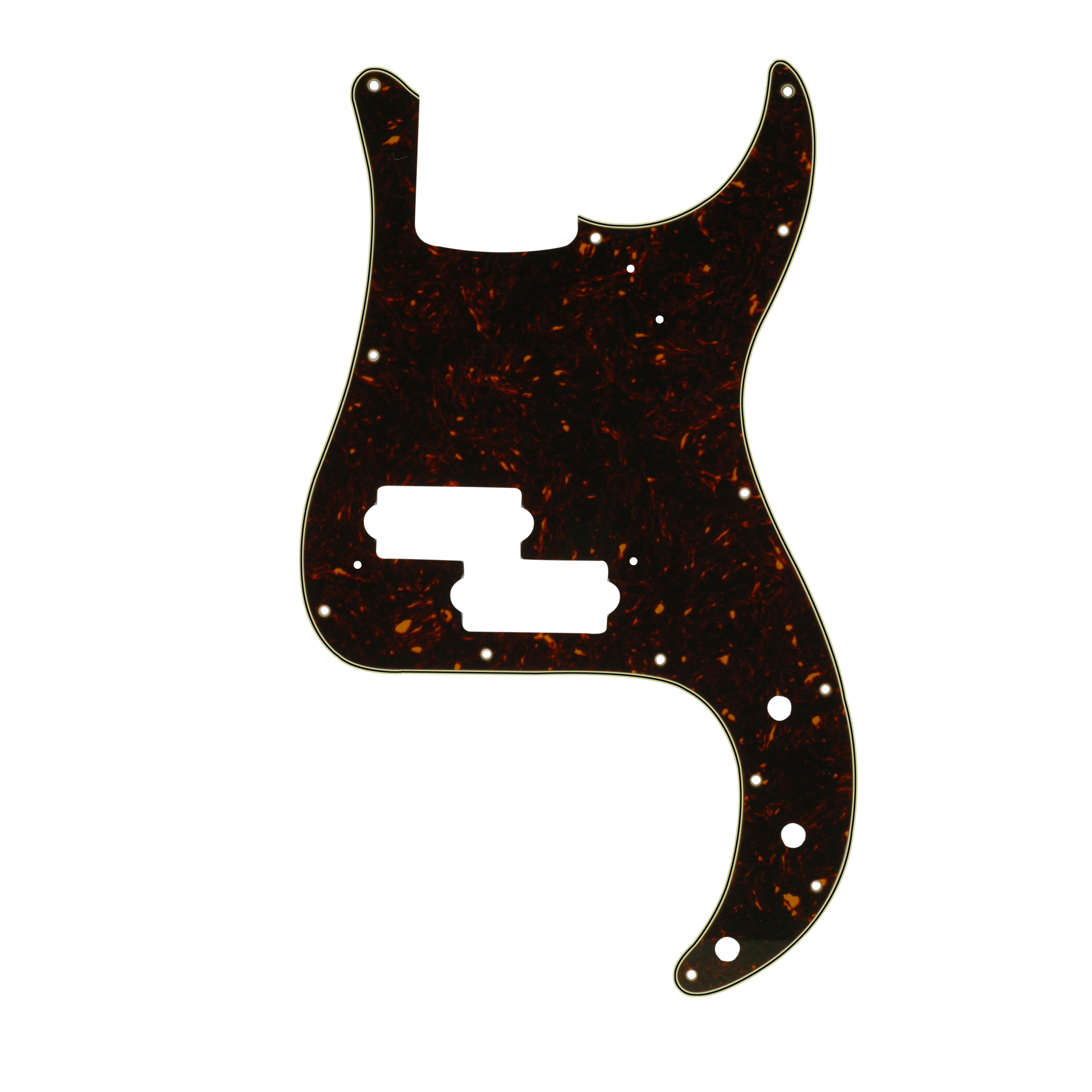 P-Bass Pickguard, Tortoise / Minze / Schwarz / Minze