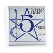 Five-Star-Banjo-Saiten, leicht, 5-Saite (0,009