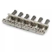 Highwood Contoured Vintage Saddles for Strat – Set aus 6, Nickel, 2-1/16