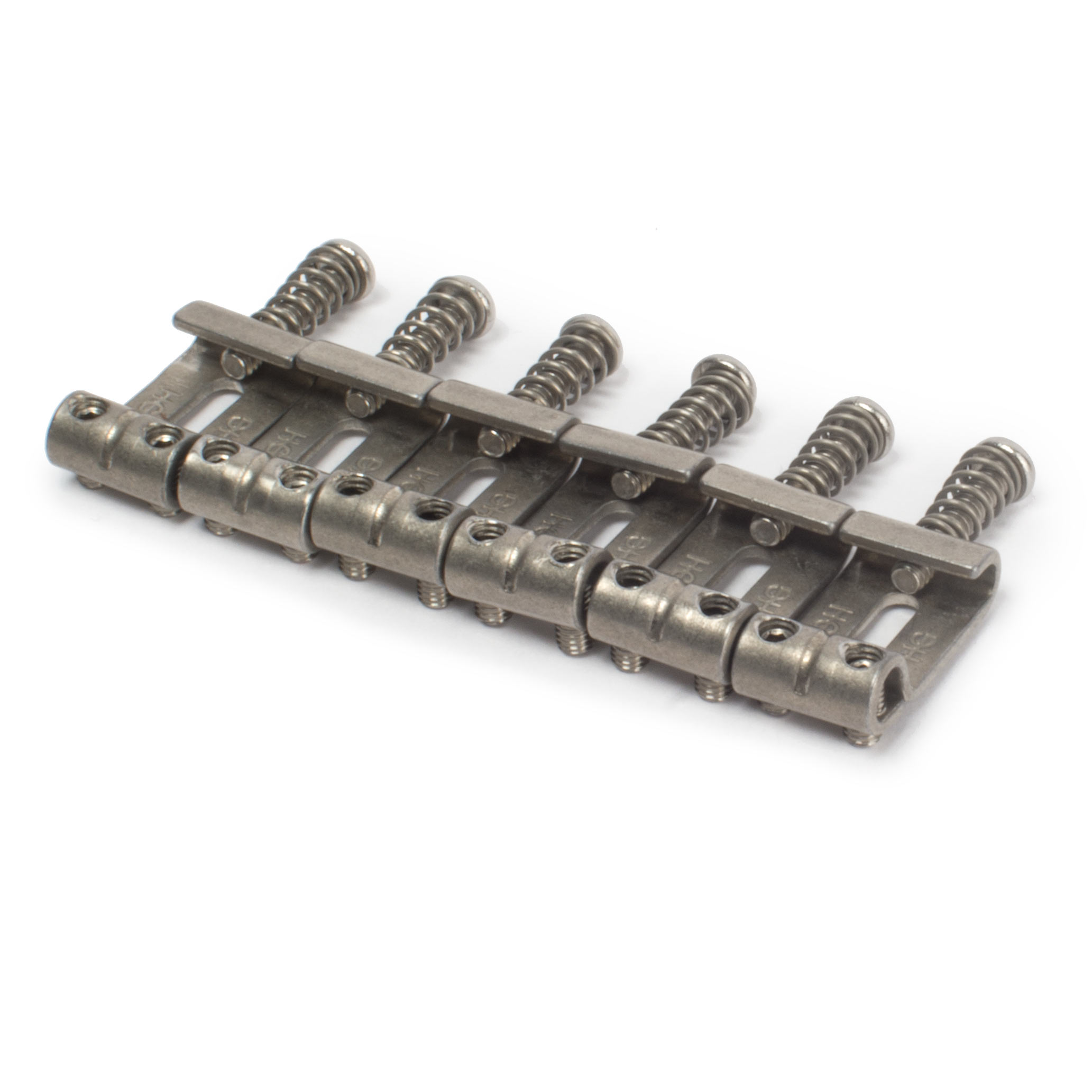 Highwood Contoured Vintage Saddles for Strat - Set of 6, Relic, 2-1/16" spread