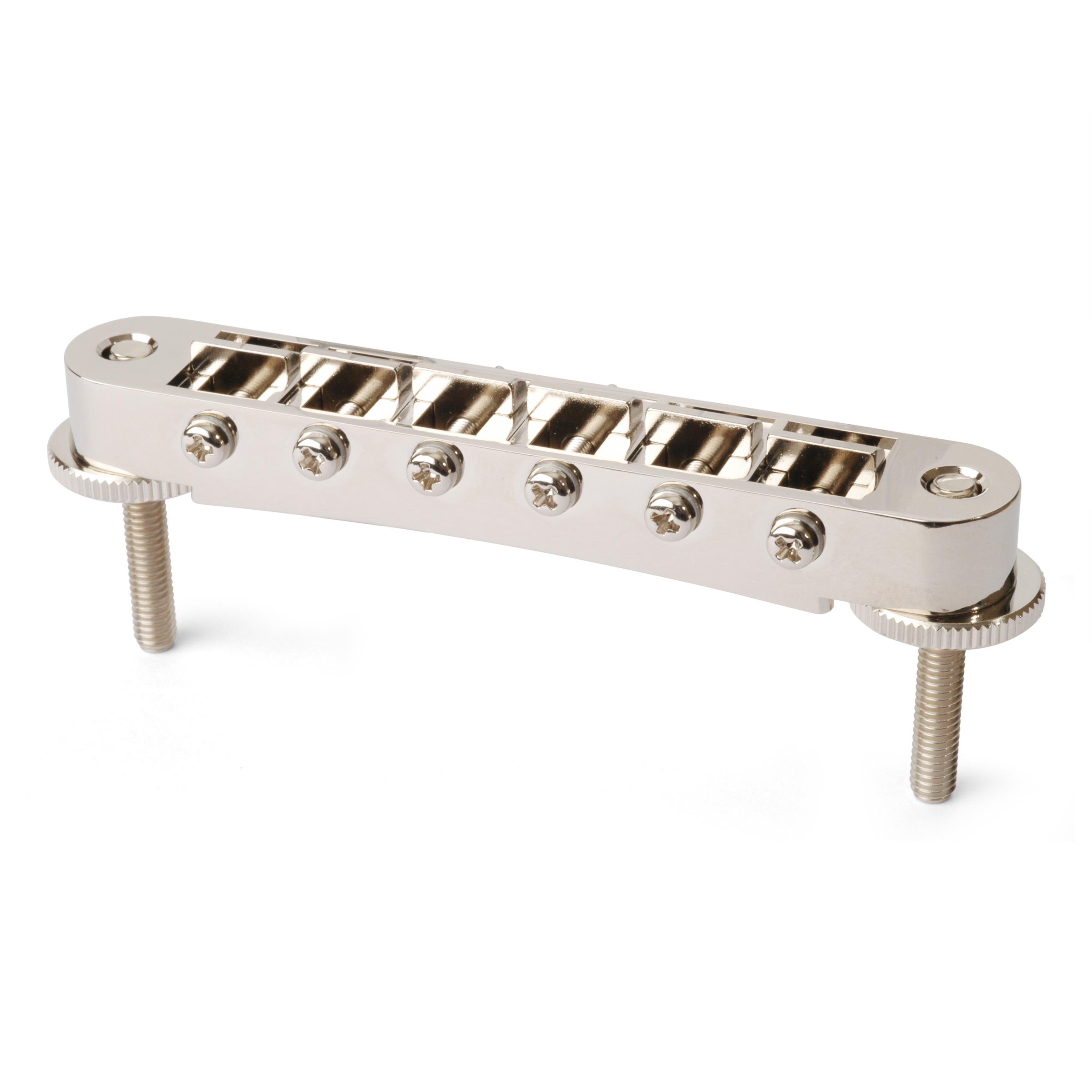 Gotoh Tune-o-matic Steg mit Standardpfosten, Nickel