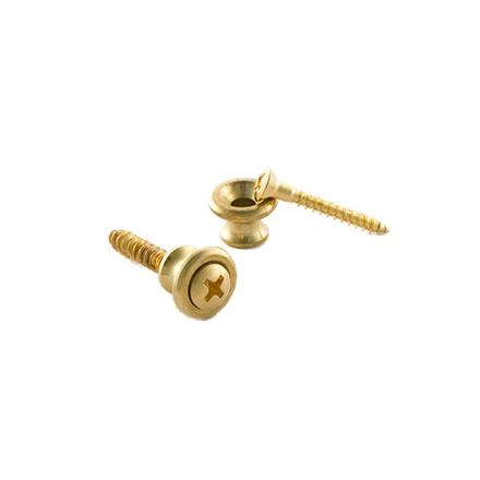 Gibson Accessories Strap Buttons, Messing, Set mit 2 Stück