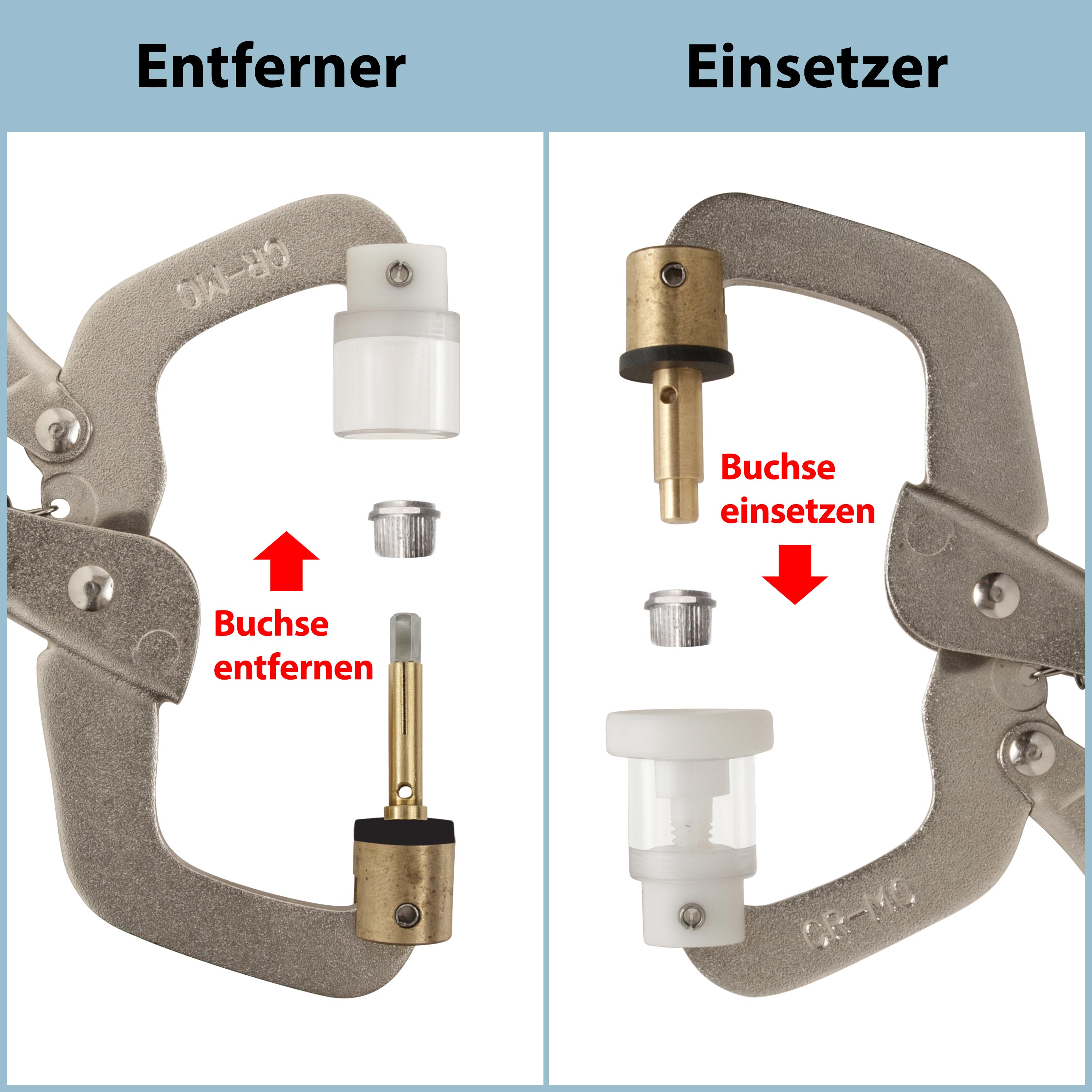 Stimmmechanik-Buchsenpresse