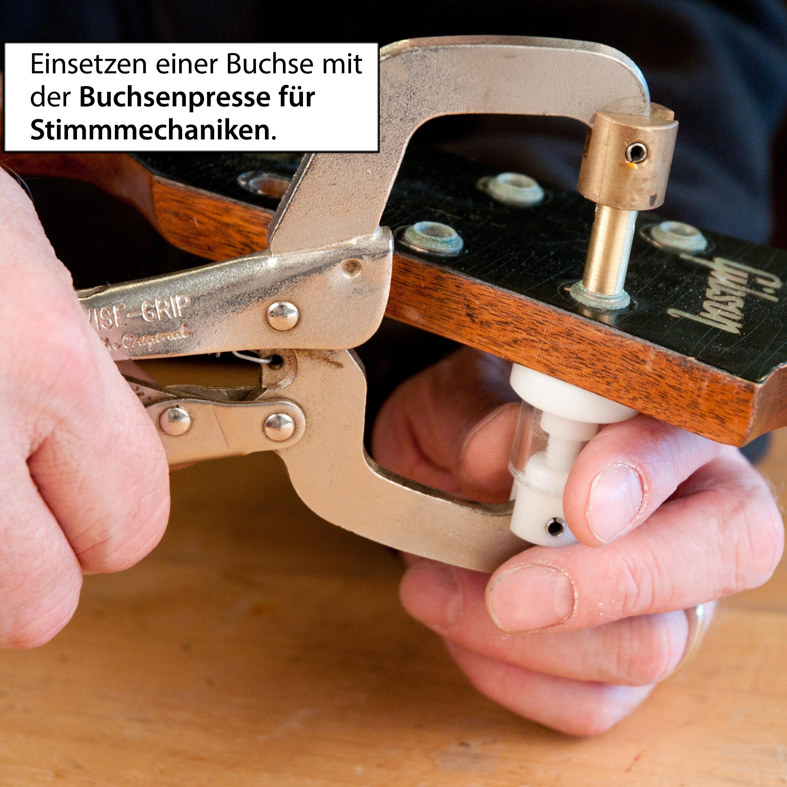 Stimmmechanik-Buchsenpresse