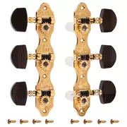 Schaller Classic Gitarrenmaschinen, Gold, Ebenholz