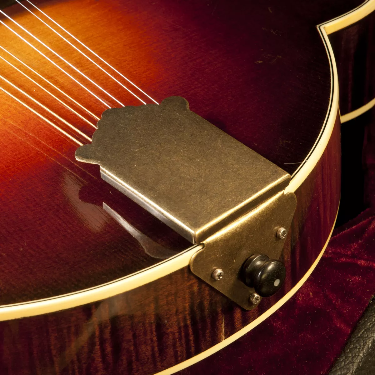 Mandolinen-Tailpiece aus Golden Age Mandolinen-Tailpiece aus Golden Age