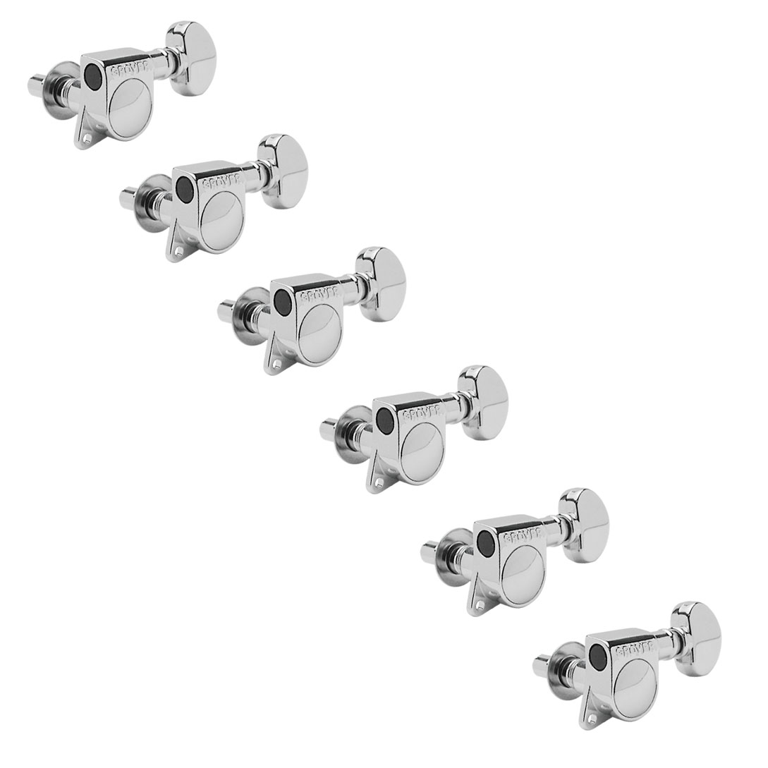 „Grover Mini Locking Rotomatics (406 Series) 6-In-Line“-Stimmmechaniken