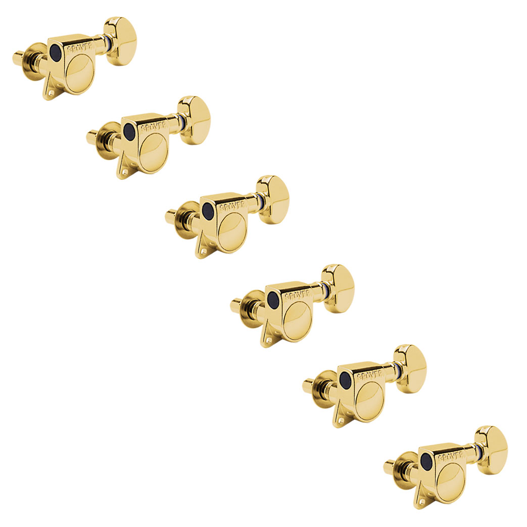 „Grover Mini Locking Rotomatics (406 Series) 6-In-Line“-Stimmmechaniken
