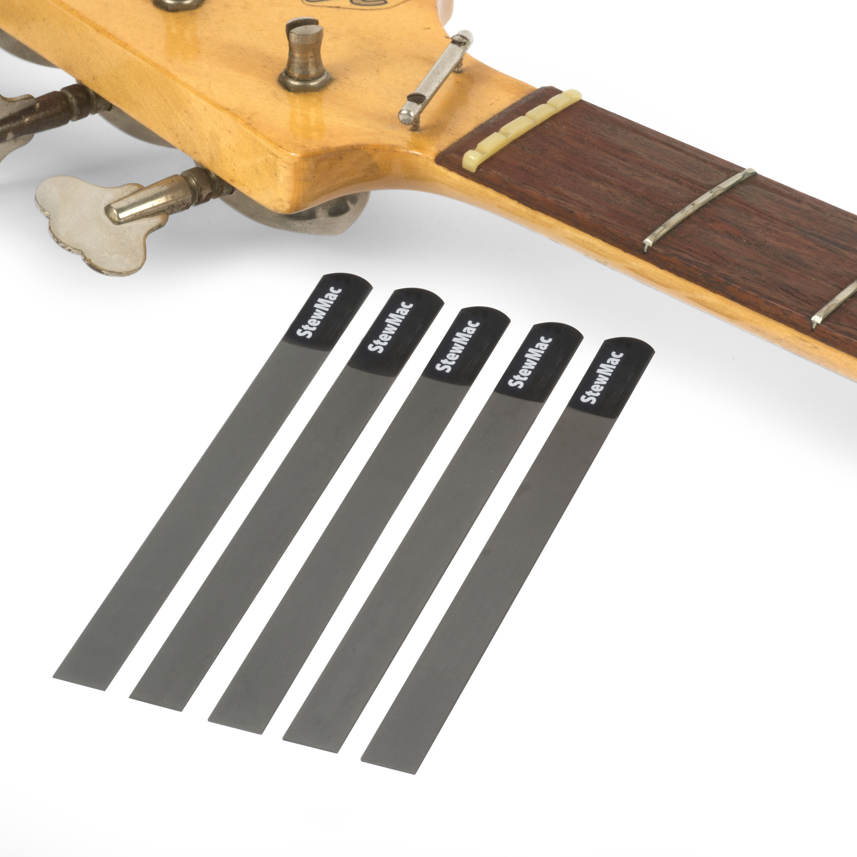 Set: Sattelfeilen in verschiedenen Breiten für Bass