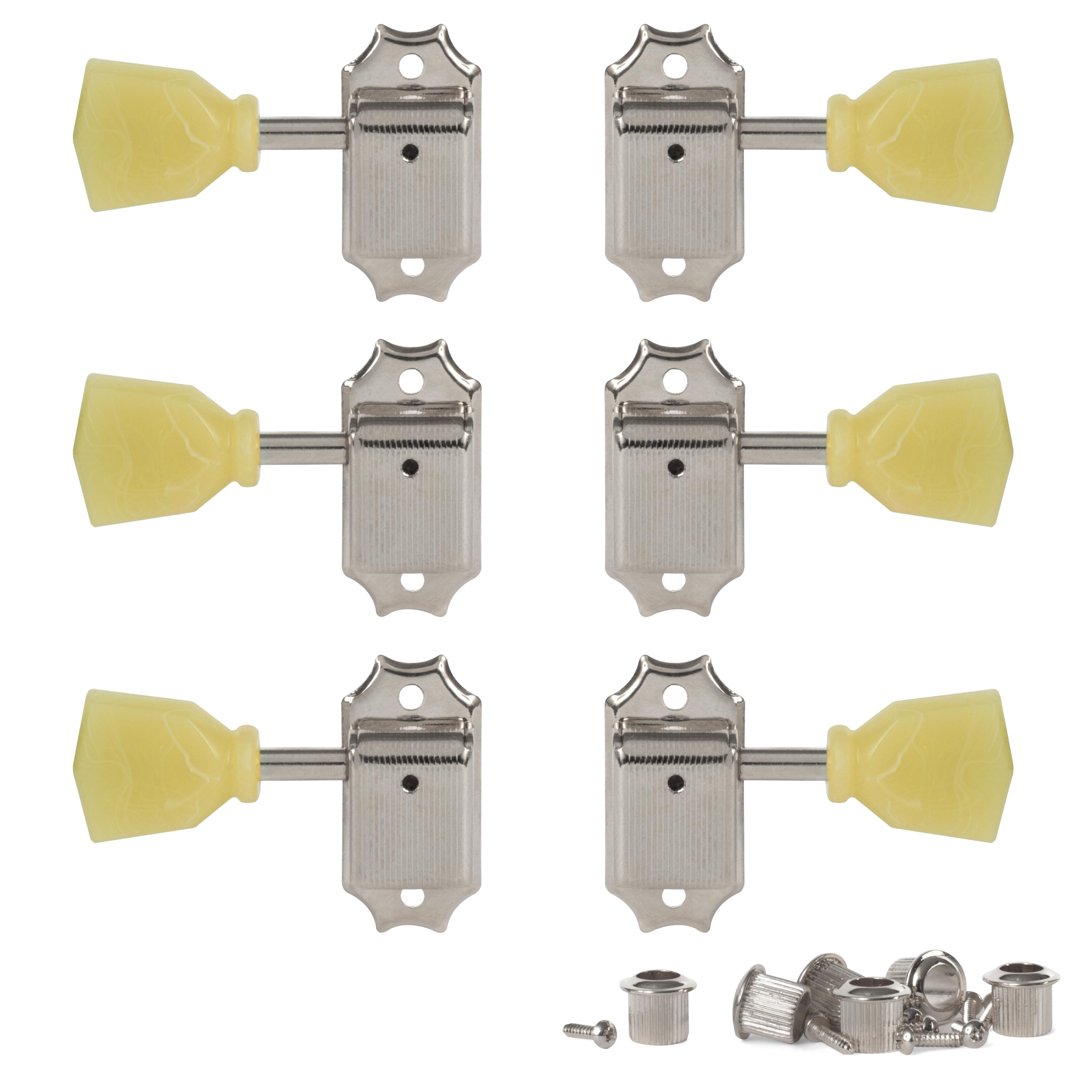 „Golden Age Vintage Keystone-style 3+3“-Stimmmechaniken