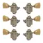 3+3 Tuning Machines im Gotoh Vintage Keystone-Stil, Relic Nickel 3+3 Tuning Machines im Gotoh Vintage Keystone-Stil, Relic Nickel