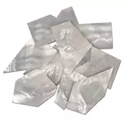 Pearl Griffbretteinlage Blanks – 1oz er-Pack, Abbildung weißes Perlmutt
