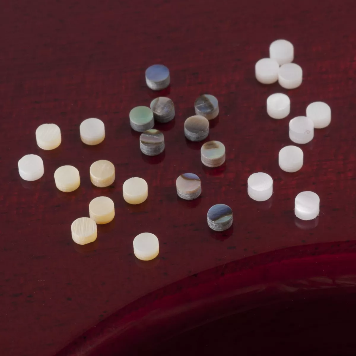 Seitliche Pearl-Fretboard-Punkte Seitliche Pearl-Fretboard-Punkte