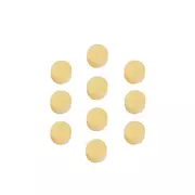 Pearl Griffbrett Seitenpunkte, Goldperle, Packung mit 10 Stück