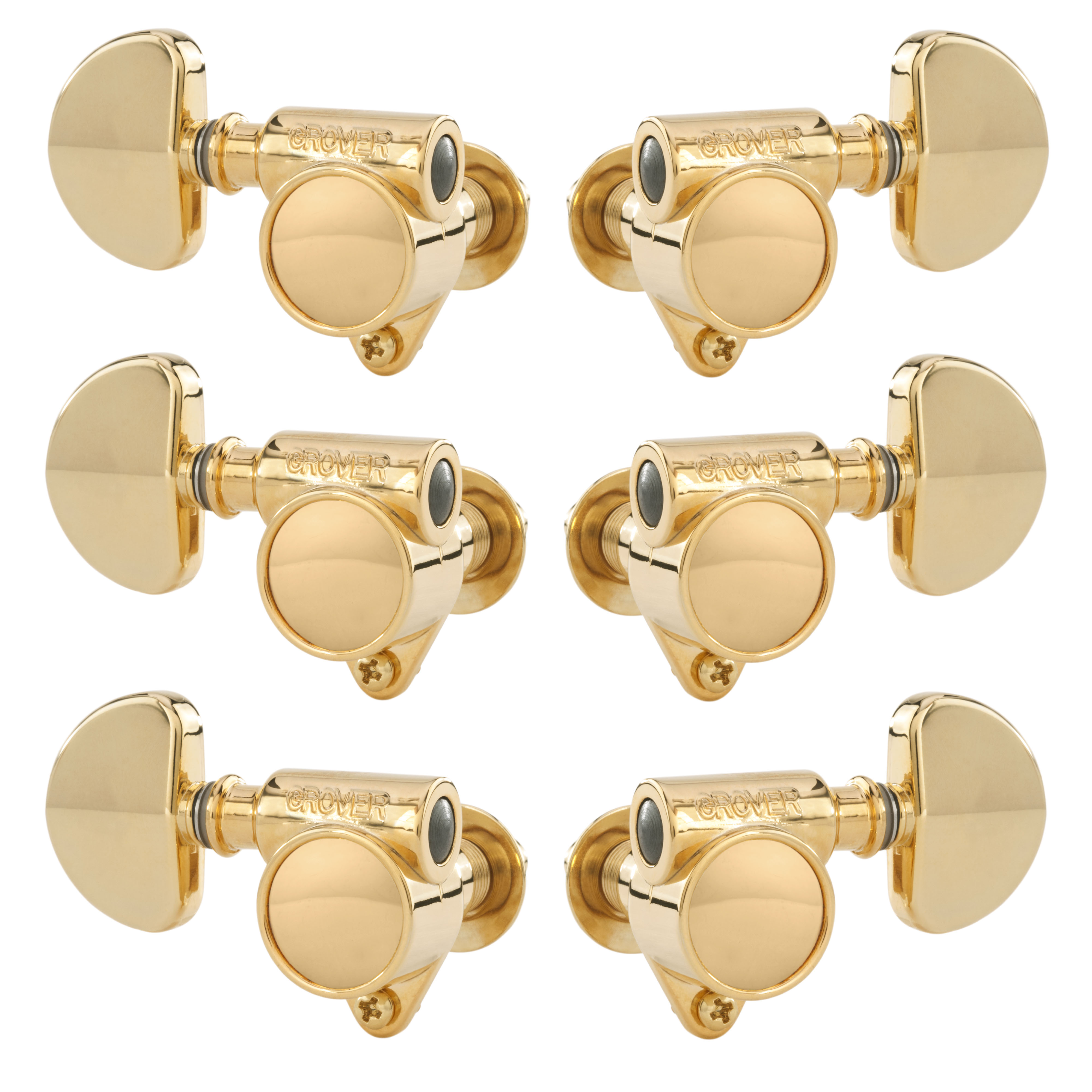 Grover "Milk Bottle" Rotomatic (102V Series) 3+3 Tuners, Gold