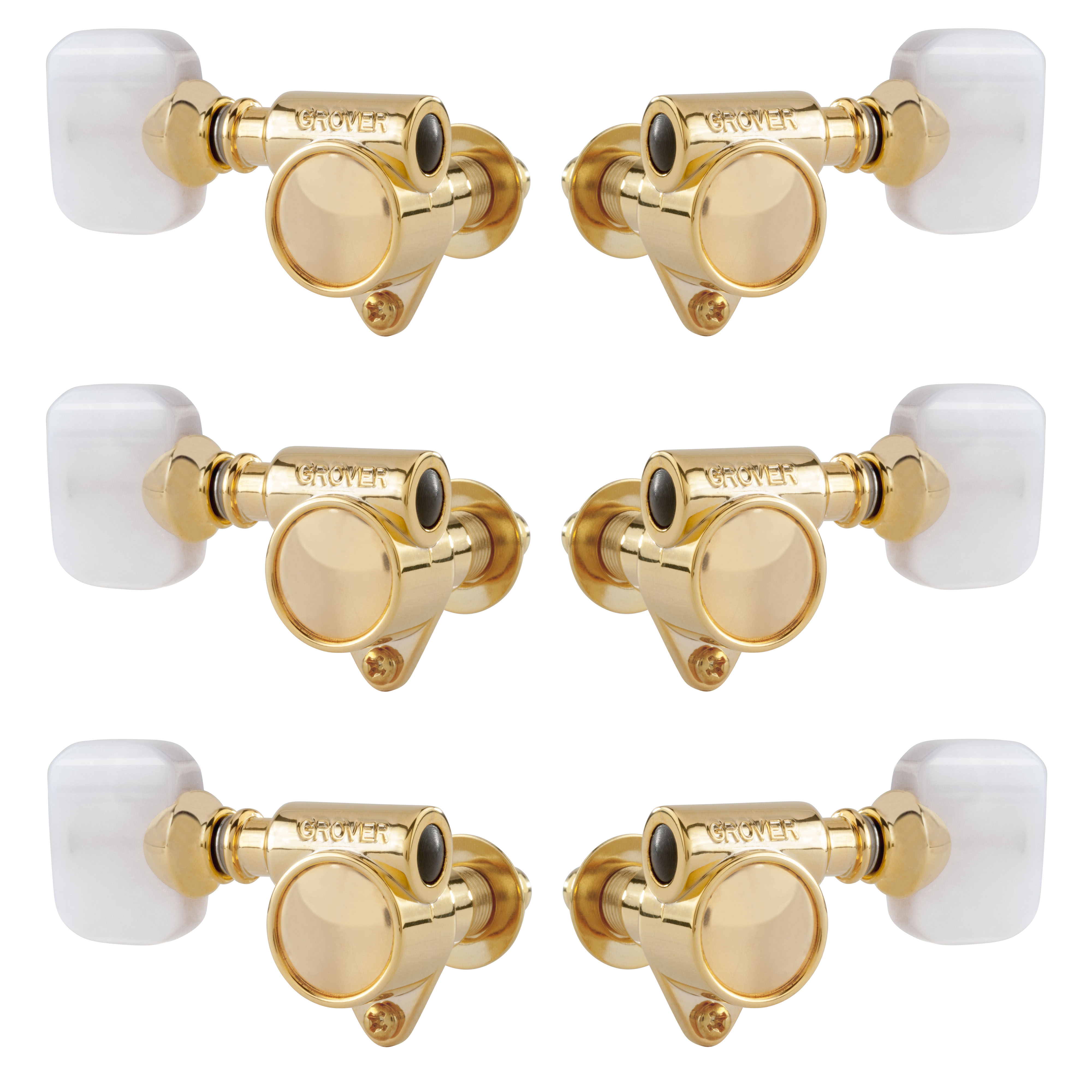 Grover „Milchflasche“ Rotomatic (Serie 103 ) 3+3 Tuner mit Perlenknöpfen