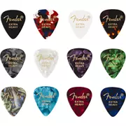 Fender Zelluloid Picks Medley, 351 Shape, extra schwer