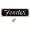 Fender Verstärker-Logo, Tweed, schwarz Fender Verstärker-Logo, Tweed, schwarz