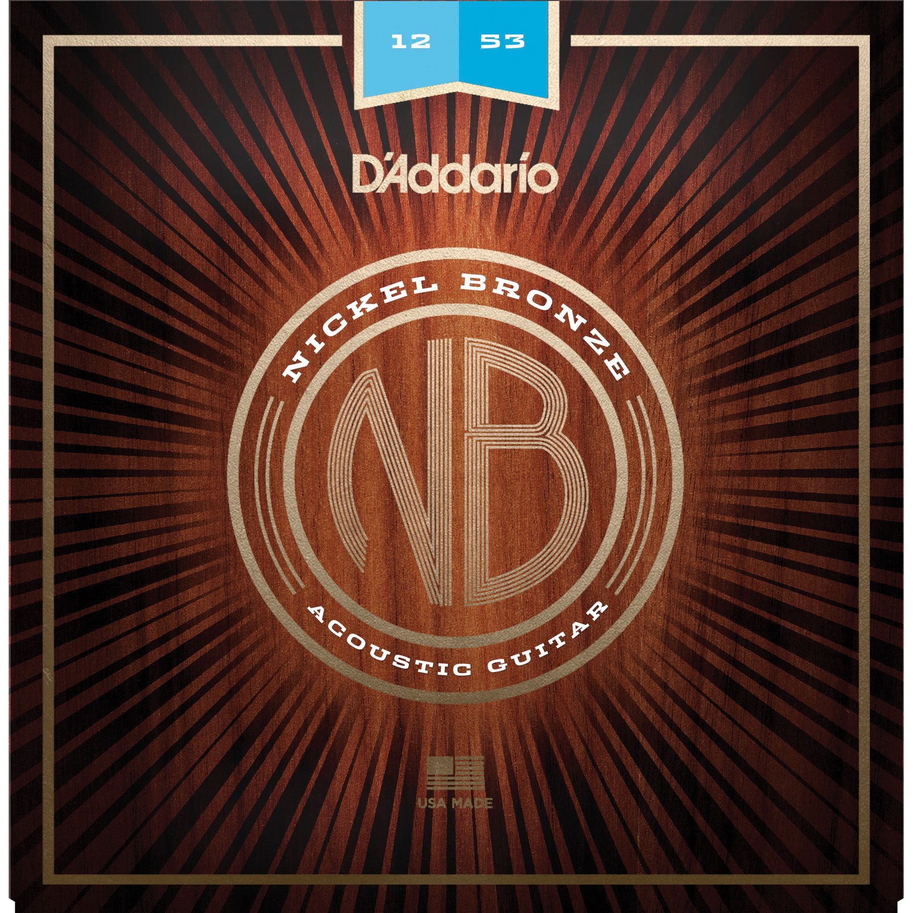 D'Addario Akustische Gitarrenstränge aus Nickelbronze D'Addario Akustische Gitarrenstränge aus Nickelbronze