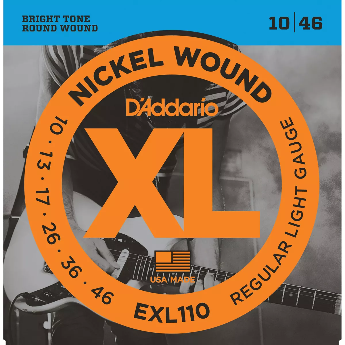 D'Addario XL elektrische Gitarrenstränge mit Nickel-Wunde D'Addario XL elektrische Gitarrenstränge mit Nickel-Wunde