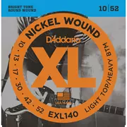 D'Addario XL E-Gitarre Saiten mit Nickel-Wunde, leicht oben/schwer unten (EXL140)
