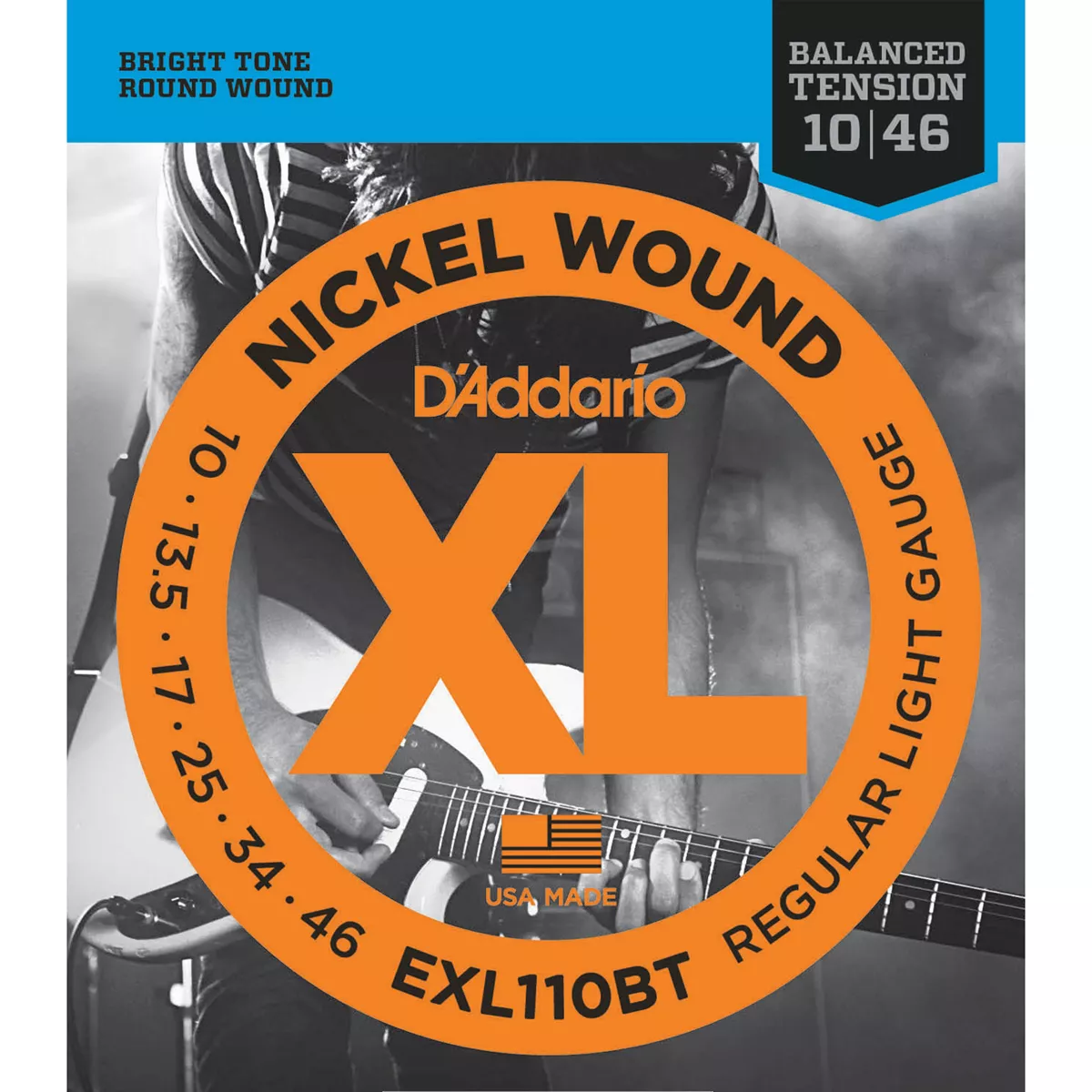 D'Addario XL Elektrische Gitarrenringe mit ausgewogener Spannung D'Addario XL Elektrische Gitarrenringe mit ausgewogener Spannung
