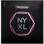 D'Addario NYXL E-Gitarre Saiten mit Nickel-Wunde, Super Light (NYXL0942)